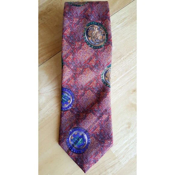 LEONARD Italian silk vintage TIE